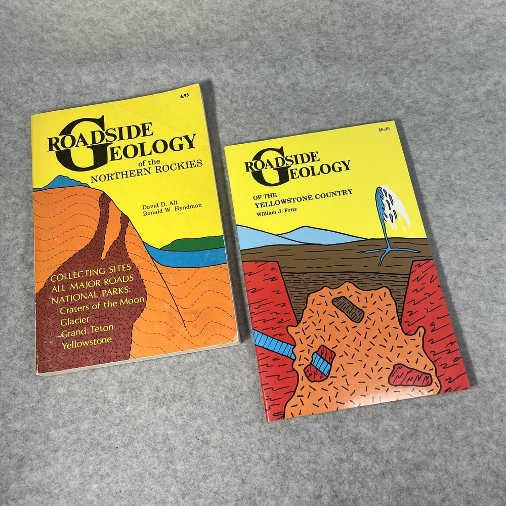Vintage Roadside Geology Northern‎ Rockies Yellowstone Country Alt Fritz